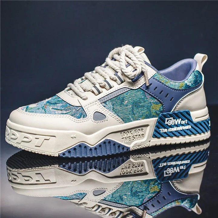 Jules | Baskets décontractées élégantes en vert olive