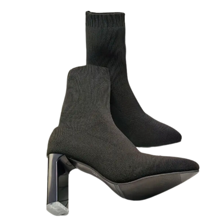 Britta - Bottes élégantes en tricot côtelé pour femmes, pour un confort élégant