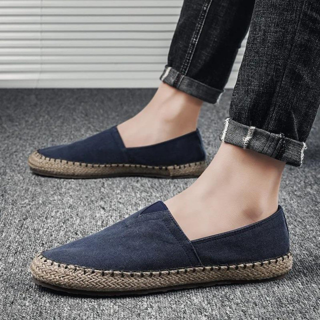 Karin | Espadrilles tendance en toile contrastée pour une beauté tranquille