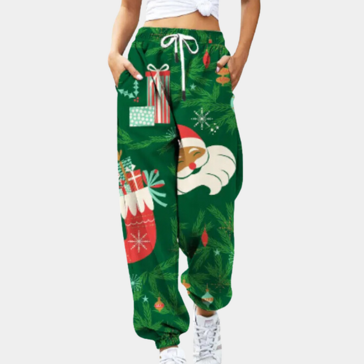 GLAUCIA - Joggers de Noël élégants pour femmes