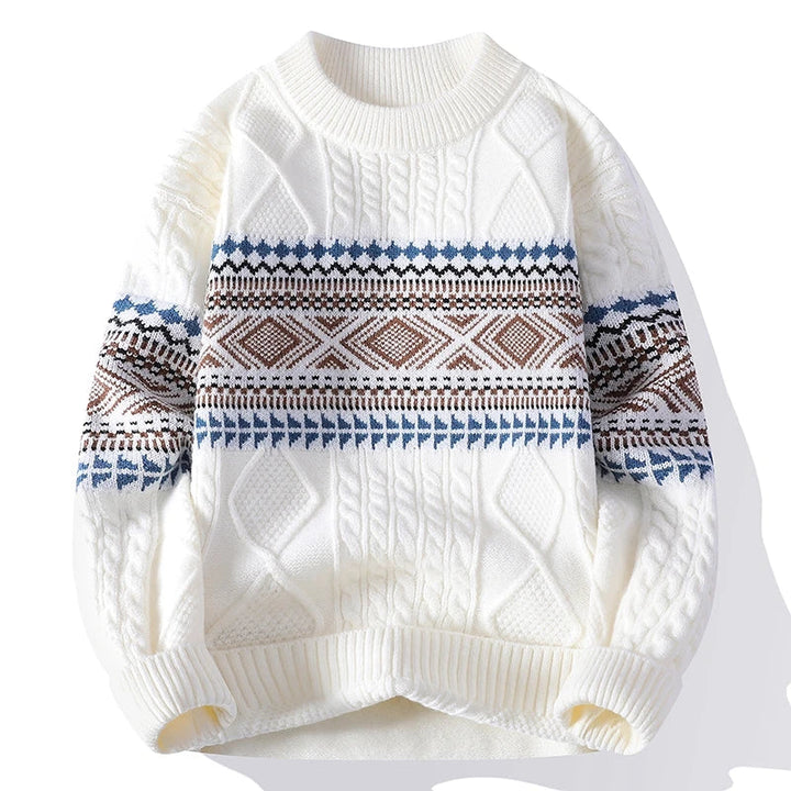 PULL EN MAILLE NORDIQUE POUR HOMME