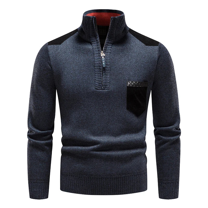 PULL HOMME EN POLAIRE AVEC ZIP