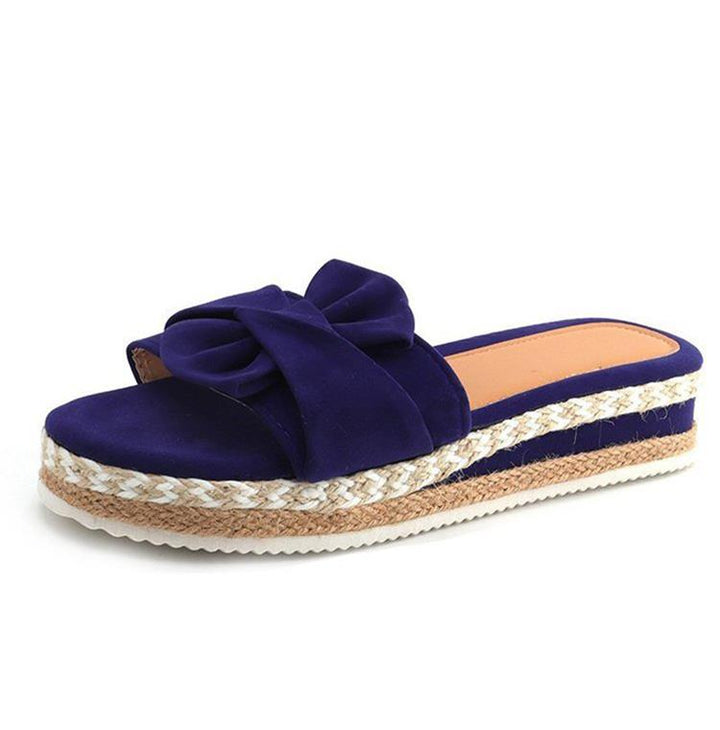 Vanya - Pantoufles de luxe et de style avec ruban élégant pour femmes