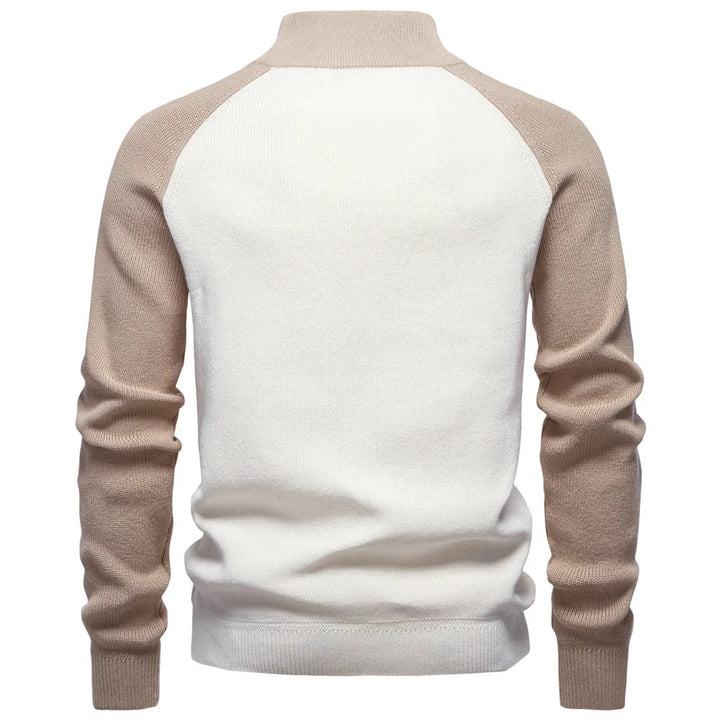 PULL À COL ZIPPÉ POUR HOMME