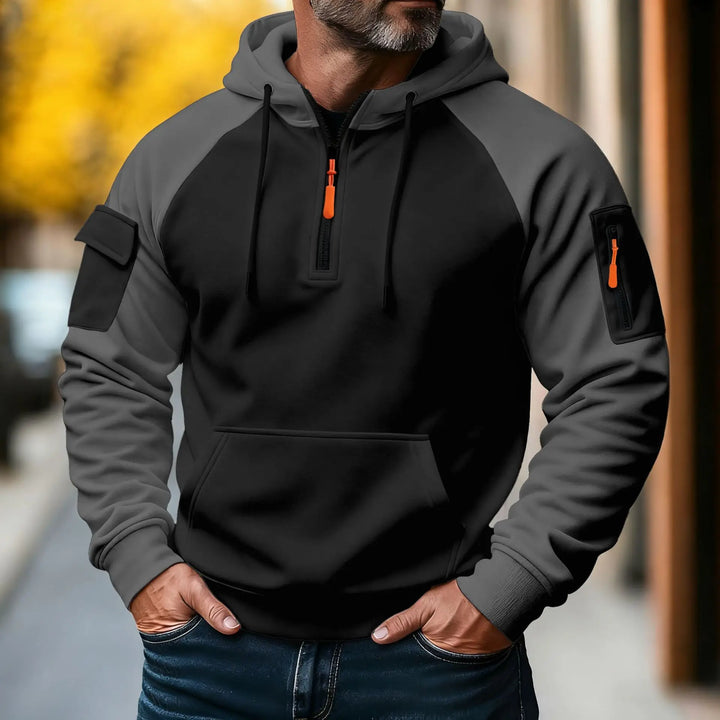 PULL À CAPUCHE ZIPPÉ POUR HOMME