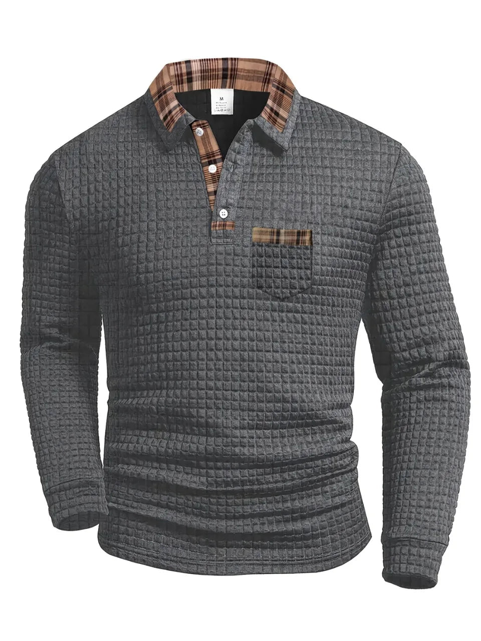POLO À TEXTURE POUR HOMME