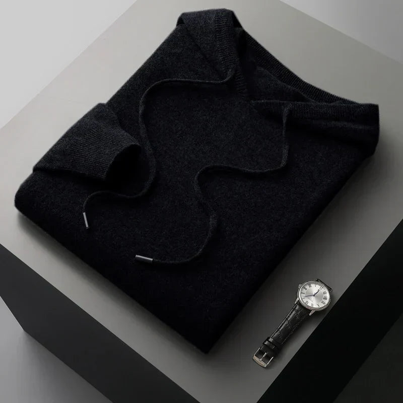 SWEAT À CAPUCHE MOELLEUX ET ÉLÉGANT POUR HOMME