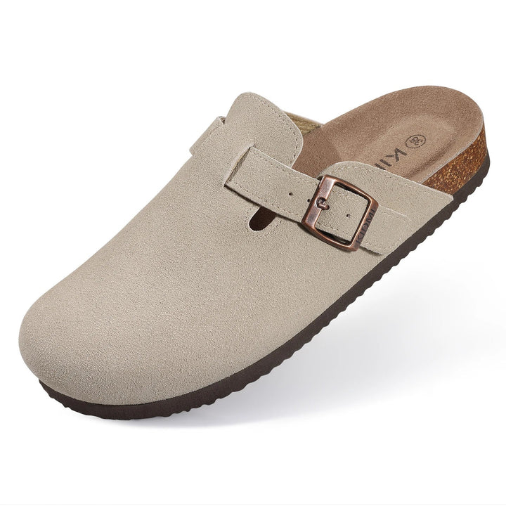 Nienke - Sandales de luxe en daim souple avec semelle confortable
