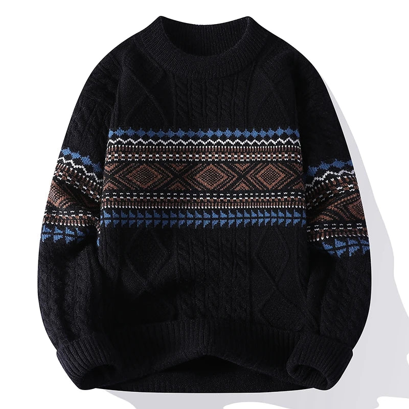 PULL EN MAILLE NORDIQUE POUR HOMME