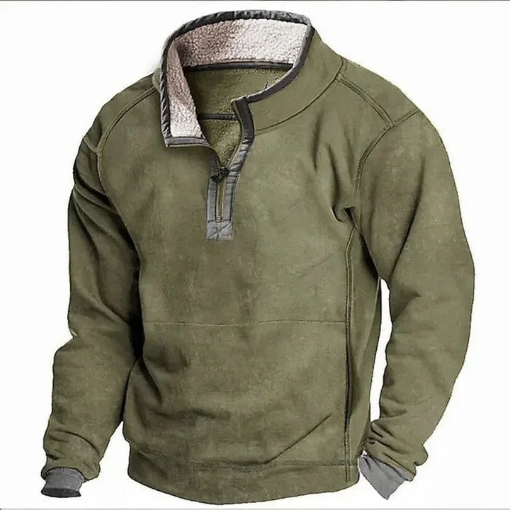 PULL ZIPPÉ D'HIVER COSY POUR HOMMES