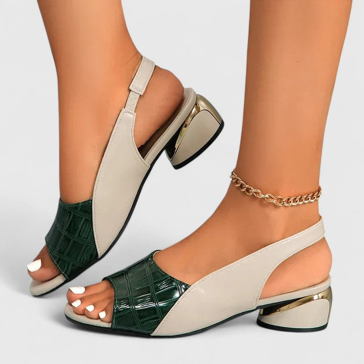 Pénélope - Sandales en cuir orthopédique