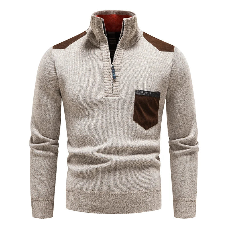 PULL HOMME EN POLAIRE AVEC ZIP