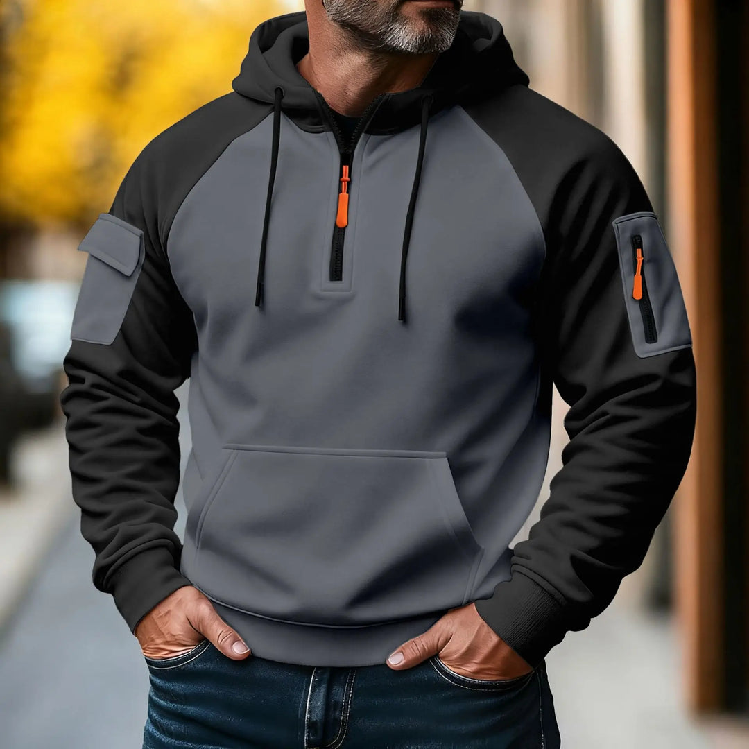 PULL À CAPUCHE ZIPPÉ POUR HOMME