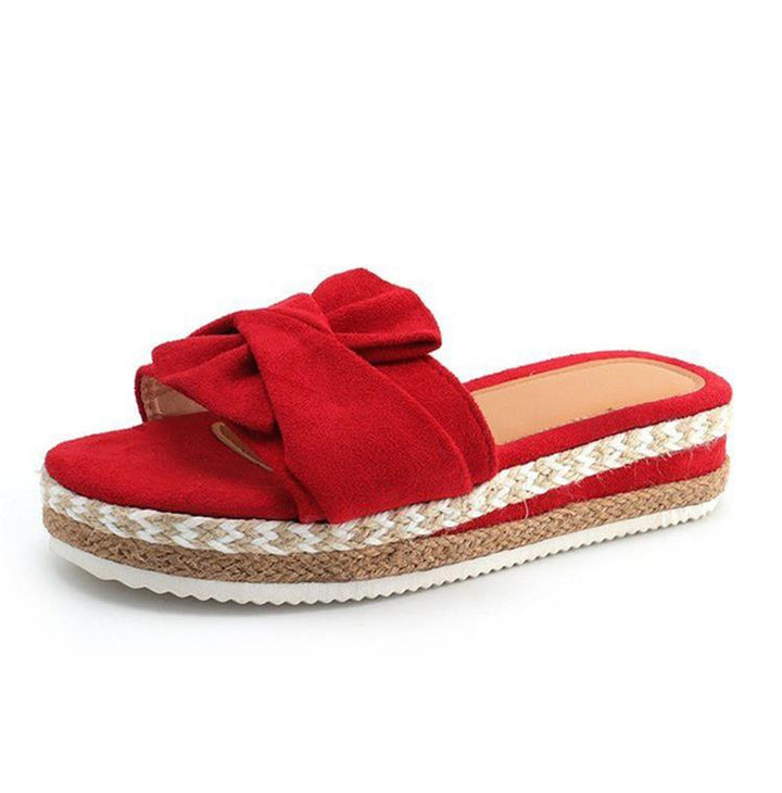 Vanya - Pantoufles de luxe et de style avec ruban élégant pour femmes