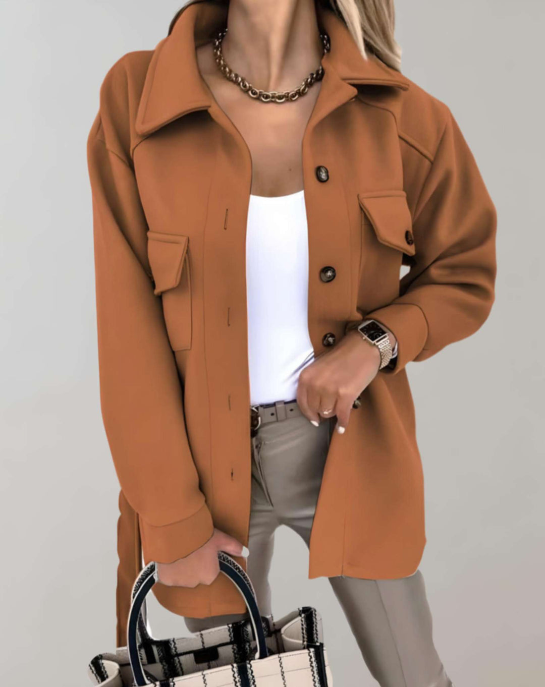 Sonia | Veste mi-longue chic pour un look élégant