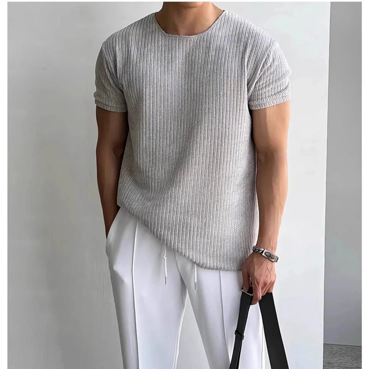 T-SHIRT EN TRICOT POUR HOMMES