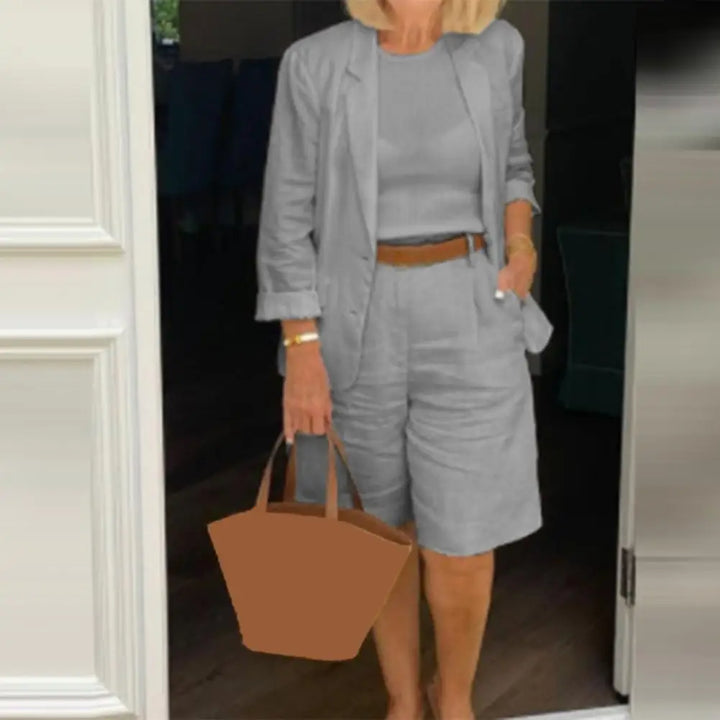 Ensemble Blazer & Shorts Luxueux