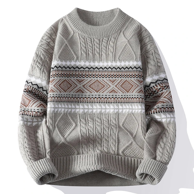 PULL EN MAILLE NORDIQUE POUR HOMME