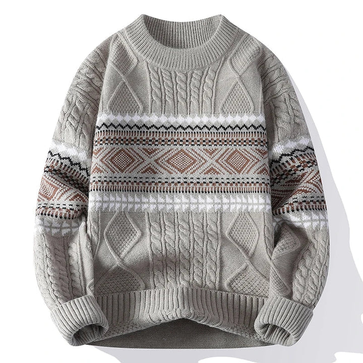 PULL EN MAILLE NORDIQUE POUR HOMME