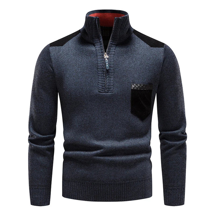 PULL HOMME EN POLAIRE AVEC ZIP