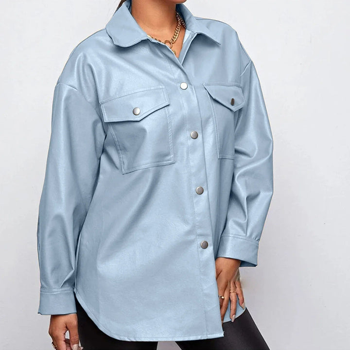 Veste élégante avec revers remarquables et boutons et poches élégants