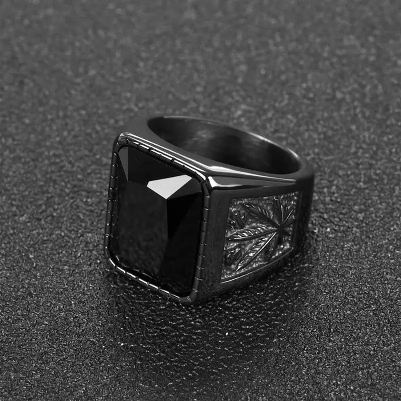 Bague sigillaire en acier inoxydable