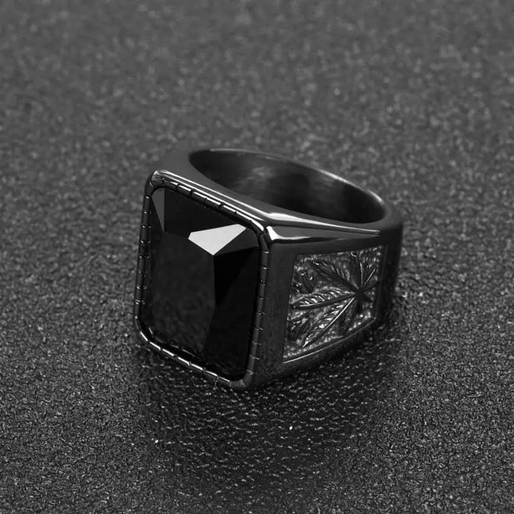 Bague sigillaire en acier inoxydable