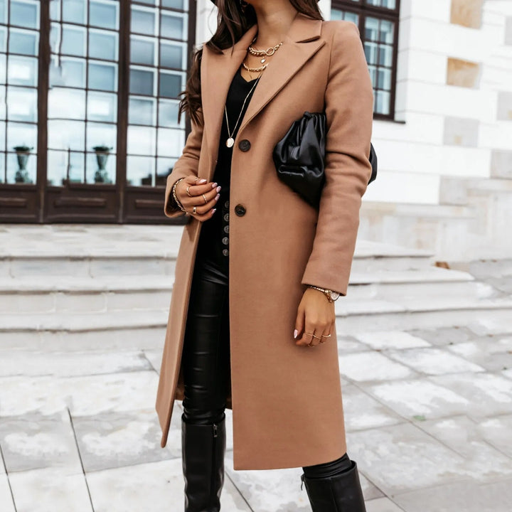 Britannia | Veste longue élégante en laine pour un look intemporel