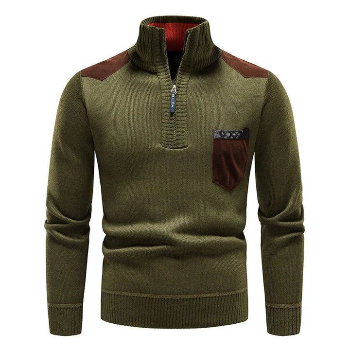PULL HOMME EN POLAIRE AVEC ZIP