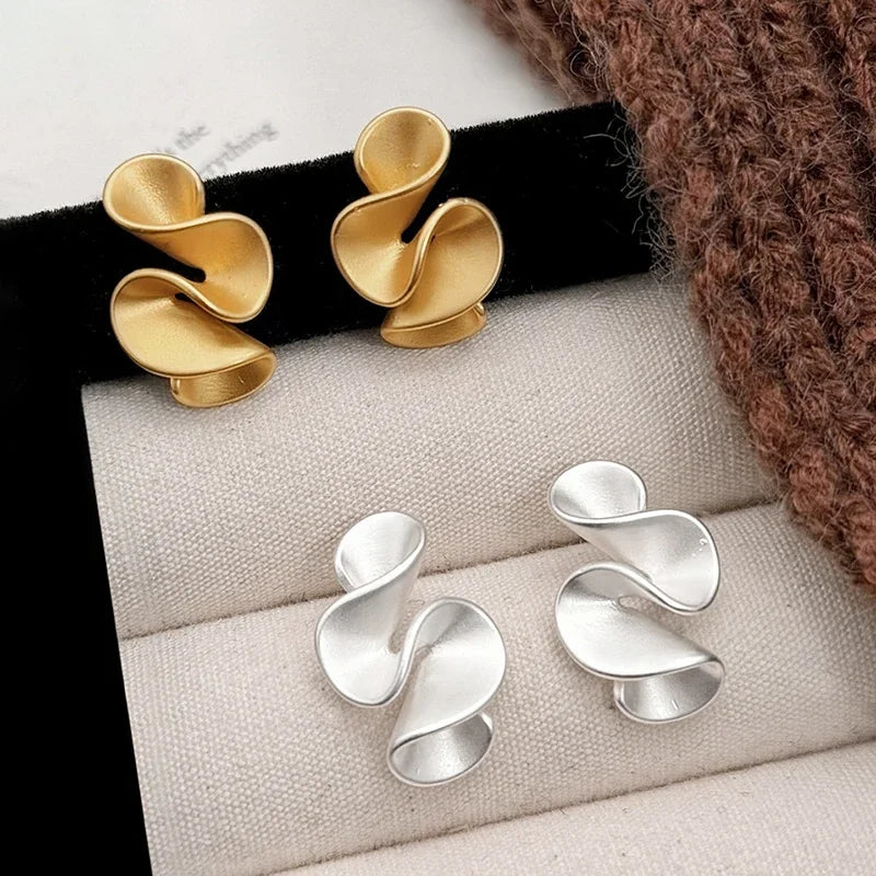 Boucles d'oreilles fleurs en Argent et Or 18K