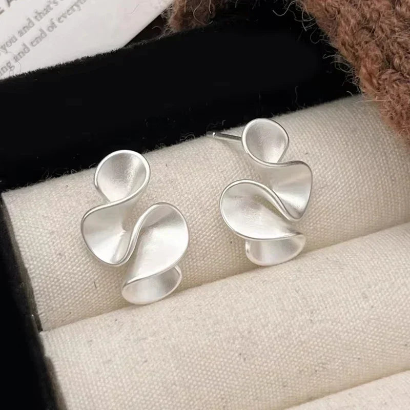 Boucles d'oreilles fleurs en Argent et Or 18K