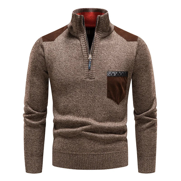 PULL HOMME EN POLAIRE AVEC ZIP