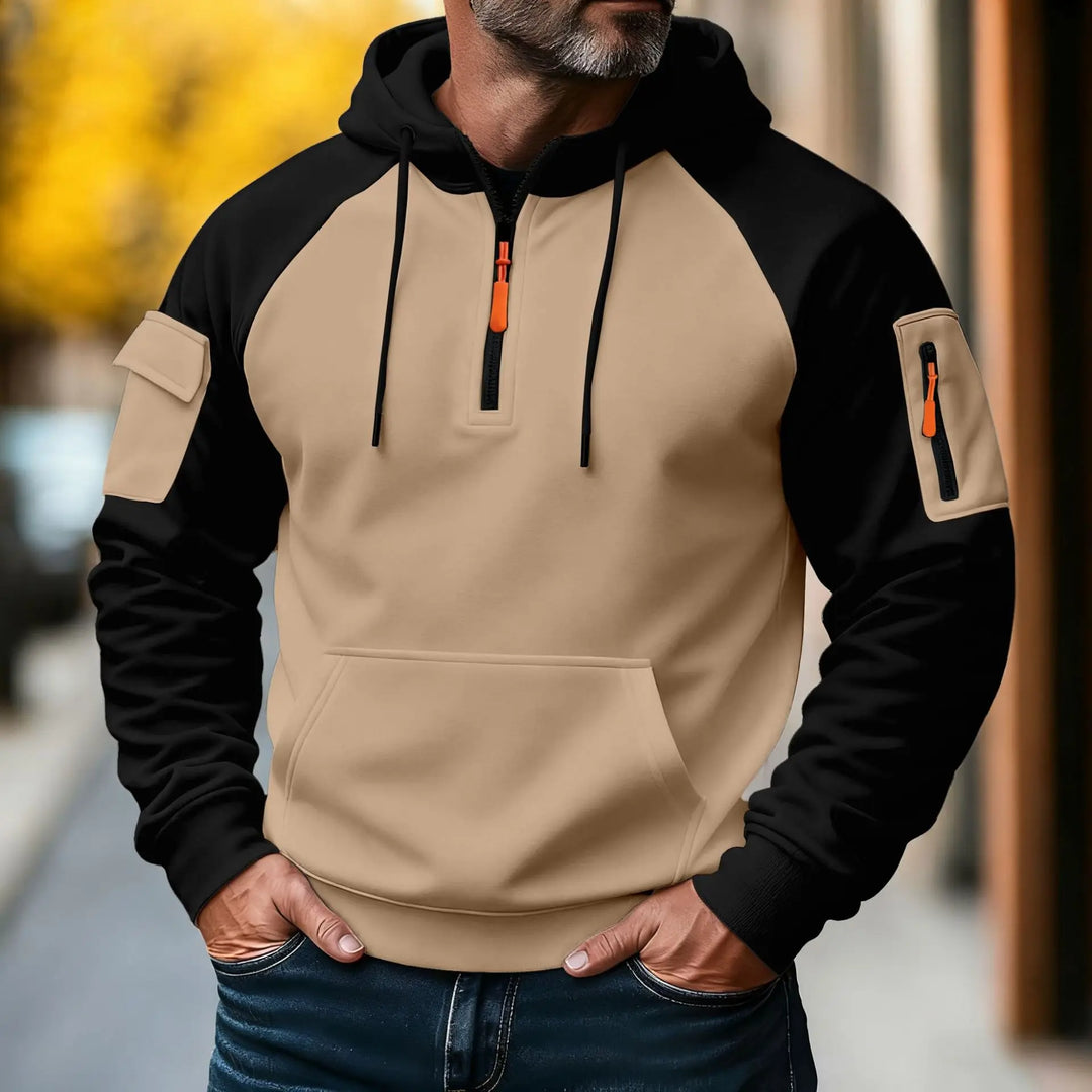 PULL À CAPUCHE ZIPPÉ POUR HOMME