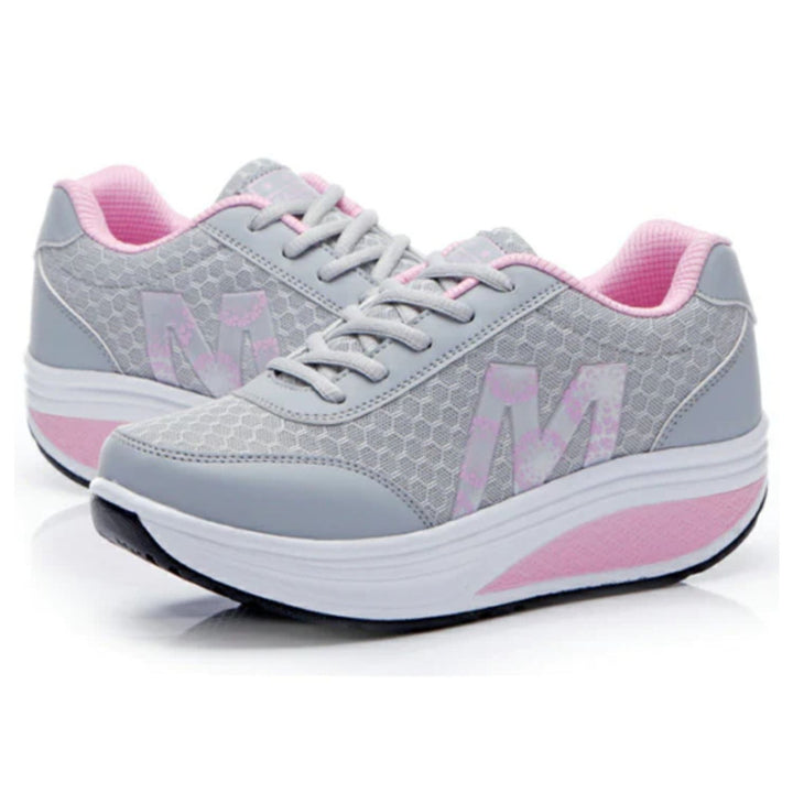 Noa | Baskets tendance avec semelle surélevée pour un look sportif