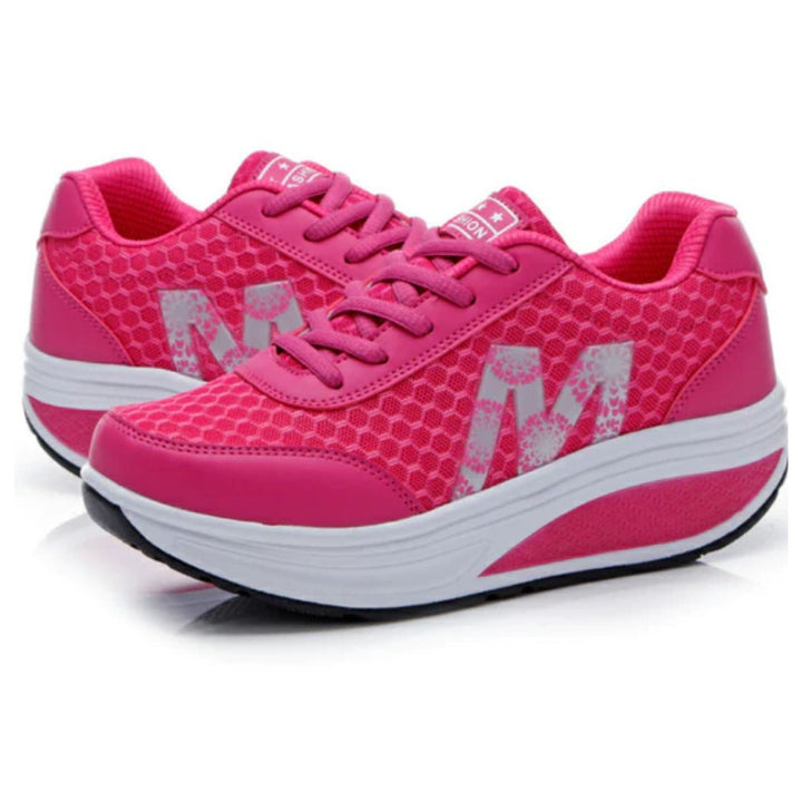 Noa | Baskets tendance avec semelle surélevée pour un look sportif