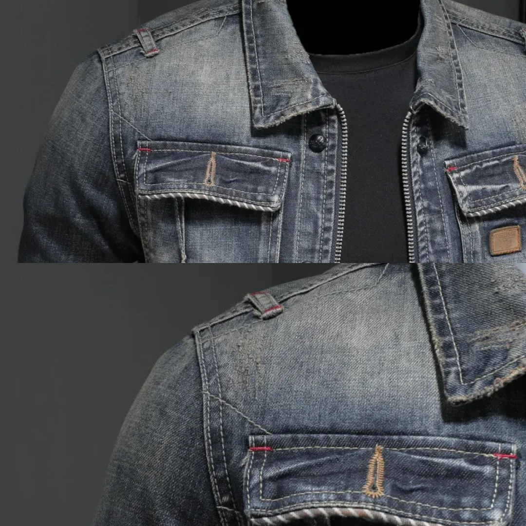 VESTE EN JEAN ÉLÉGANTE POUR HOMME