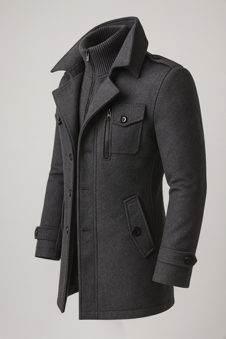 MANTEAU D'HIVER LONG POUR HOMME