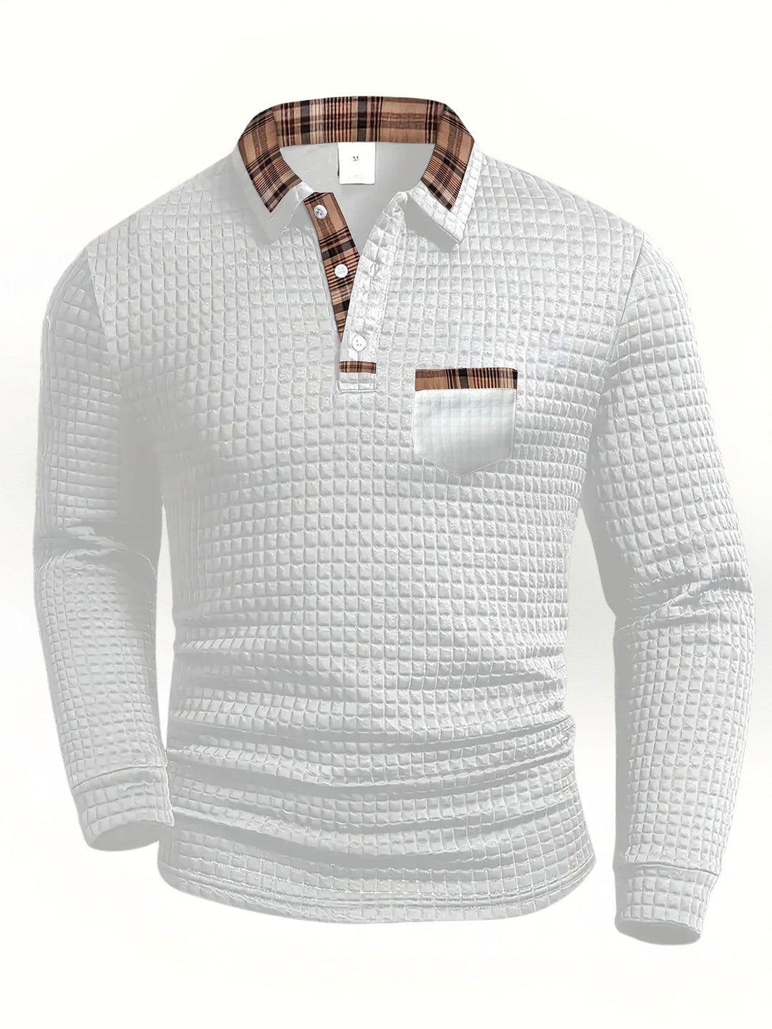 POLO À TEXTURE POUR HOMME