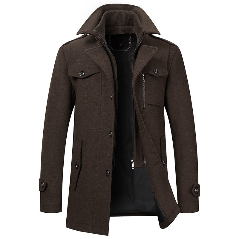 MANTEAU D'HIVER LONG POUR HOMME