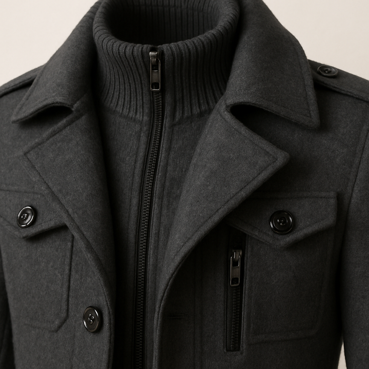 MANTEAU D'HIVER LONG POUR HOMME