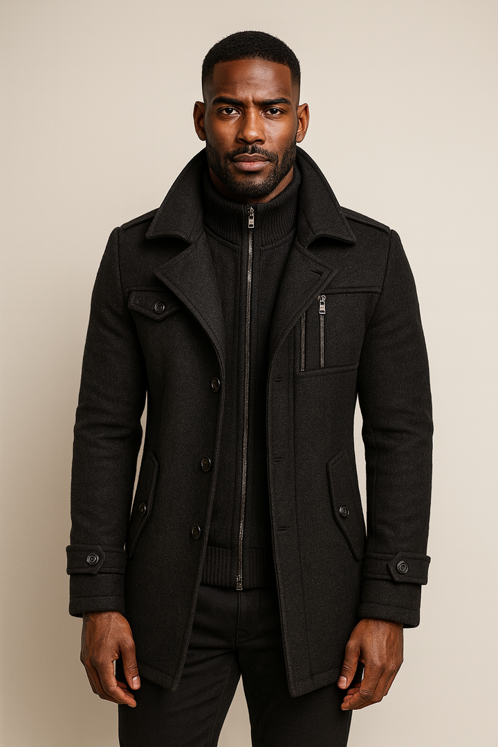 MANTEAU D'HIVER LONG POUR HOMME