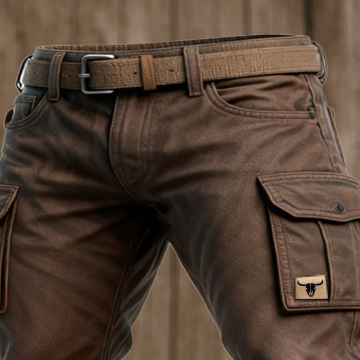 PANTALON CARGO DOUBLÉ POUR HOMMES