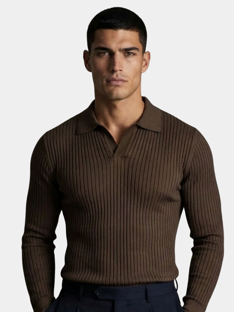 CHEMISE COL OUVERT POUR HOMME