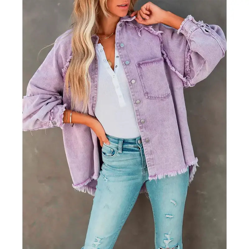 Aurora | Luxe Casual Premium Denim Jacket