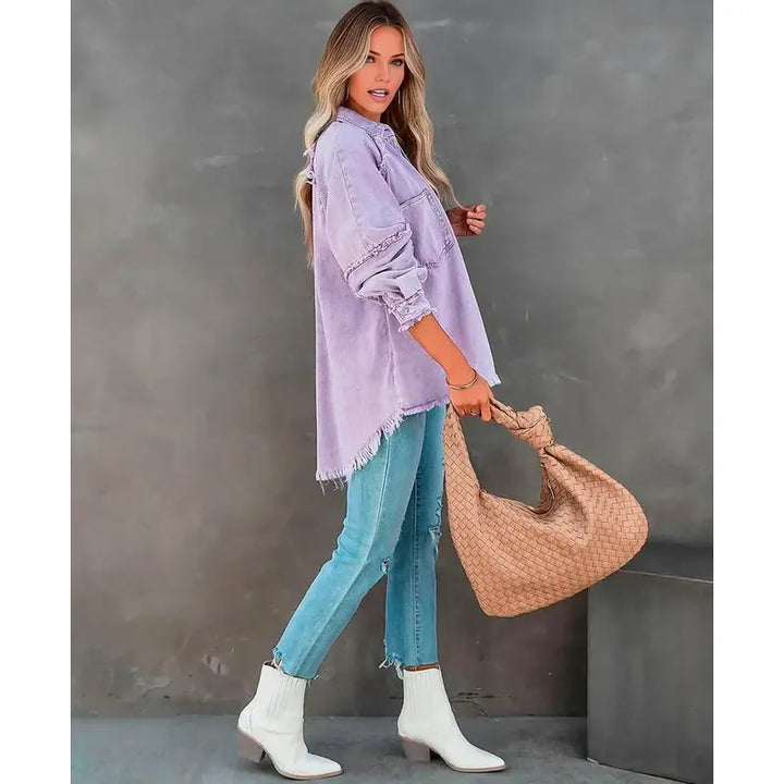 Aurora | Luxe Casual Premium Denim Jacket