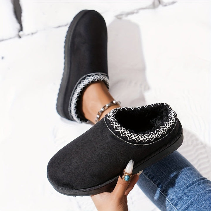 Anne | Bottes d'hiver en peluche de luxe pour un confort ultime