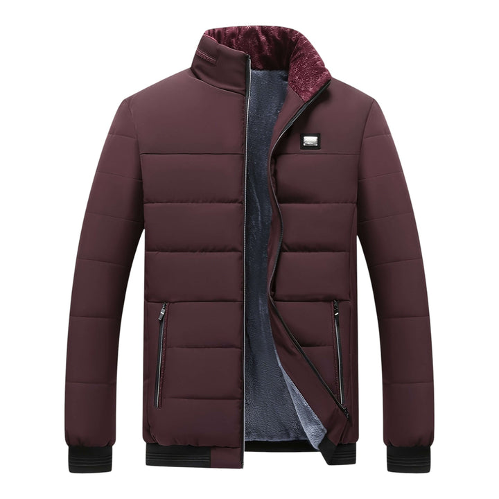 VESTE D’HIVER ÉLÉGANTE ZIPPÉE POUR HOMME