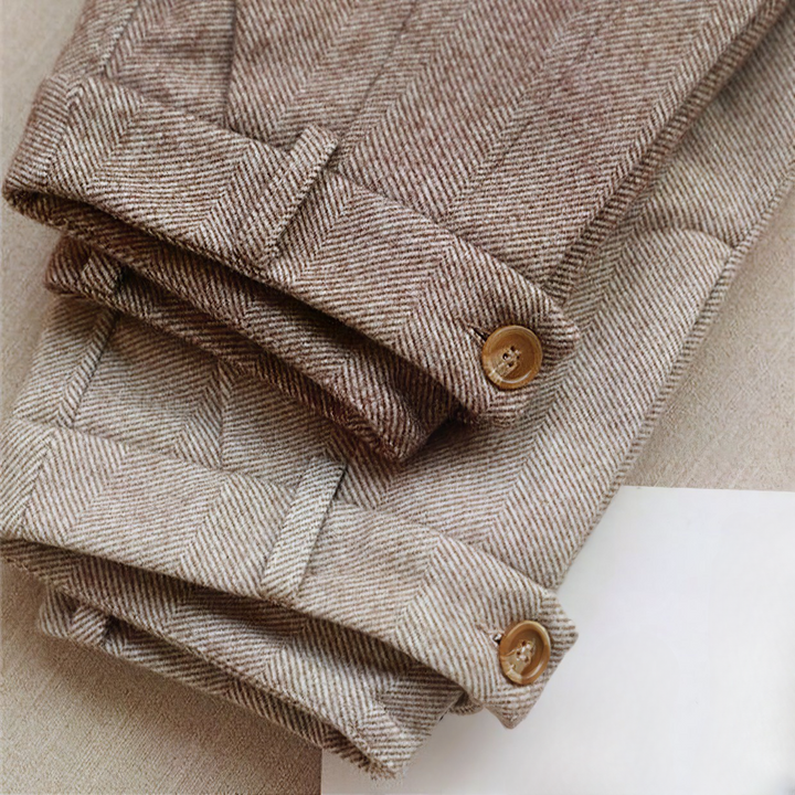 PANTALONS ÉLÉGANTS EN PURE LAINE SUR MESURE