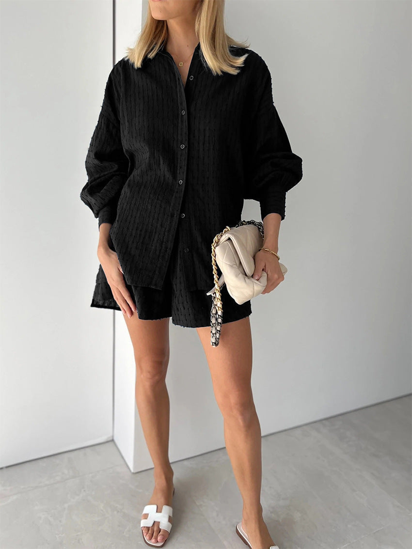 Elizabeth - Ensemble Chemise et Shorts Léger
