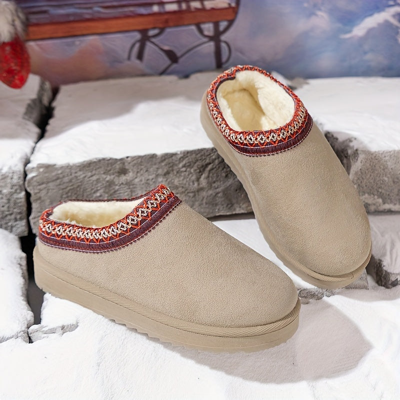 Anne | Bottes d'hiver en peluche de luxe pour un confort ultime